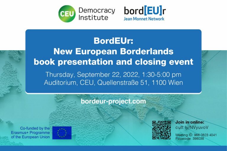 BordEUr: New European Borderlands book presentation and closing event